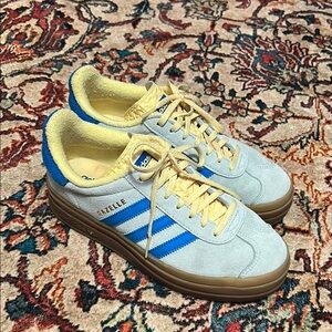 Adidas Blue and Yellow Sneakers for Everyday Comfort